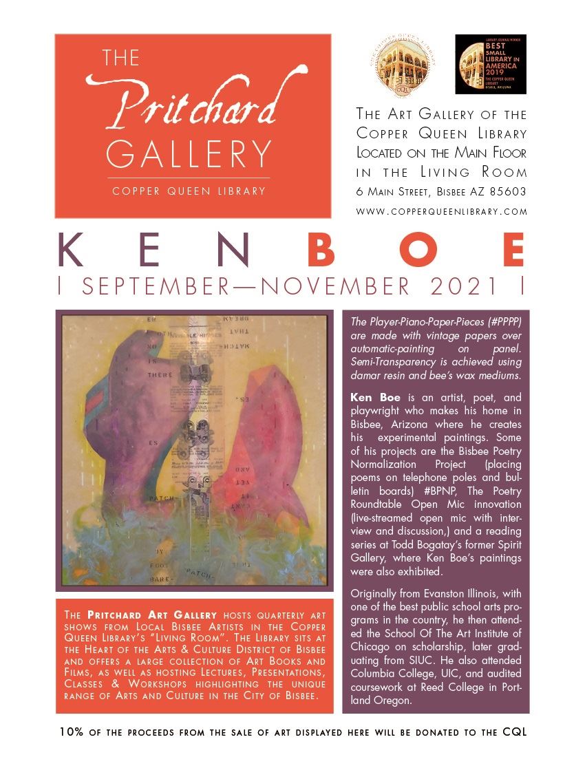 PRITCHARD GALLERY KEN BOE SEPTEMBER 2021