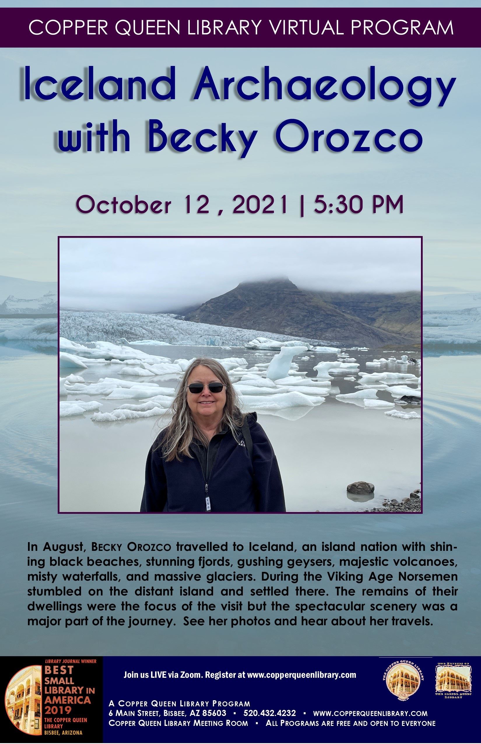 CQL VIRTUAL PROGRAM BECKY OROZCO ICELAND