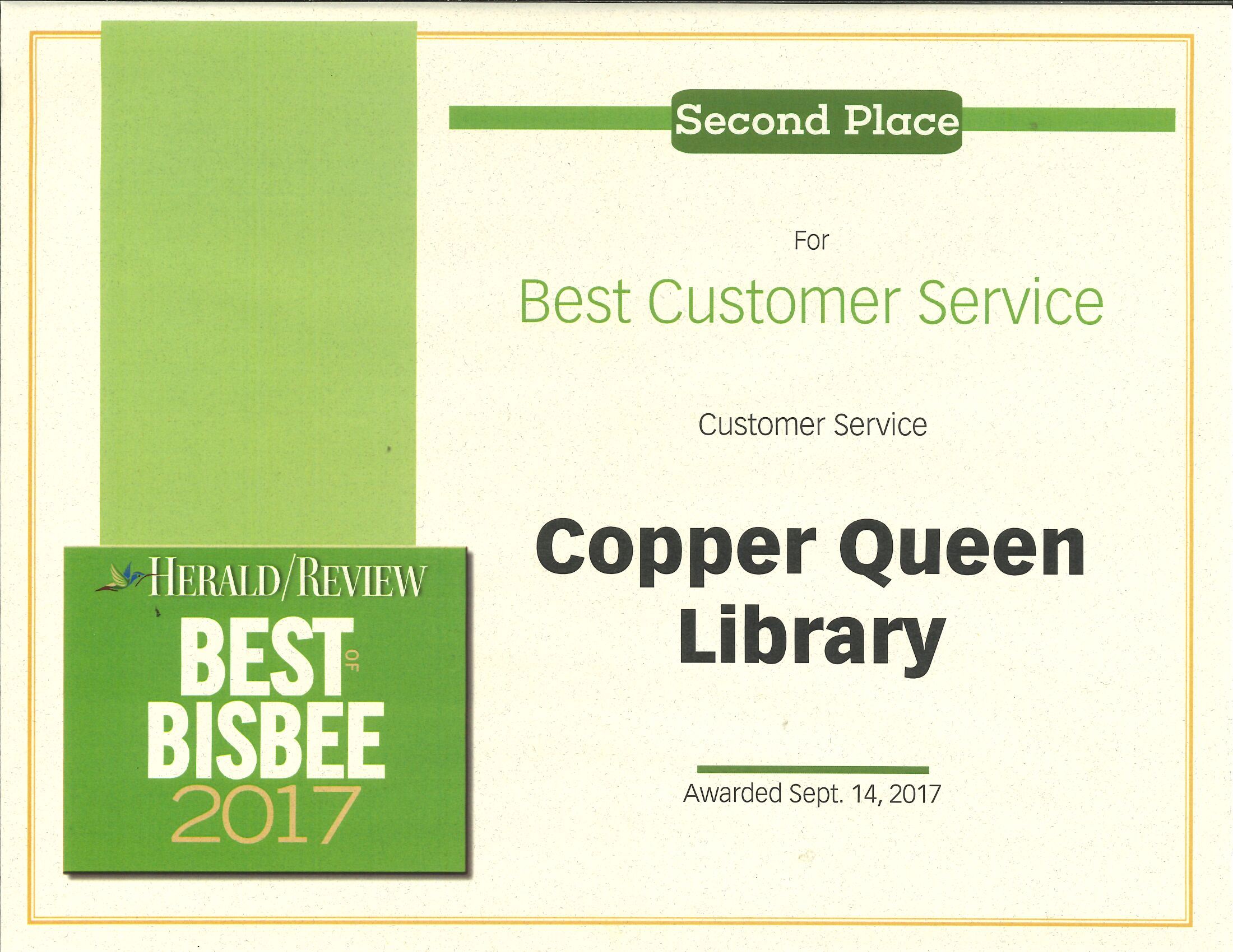 Best Customer Service 2017