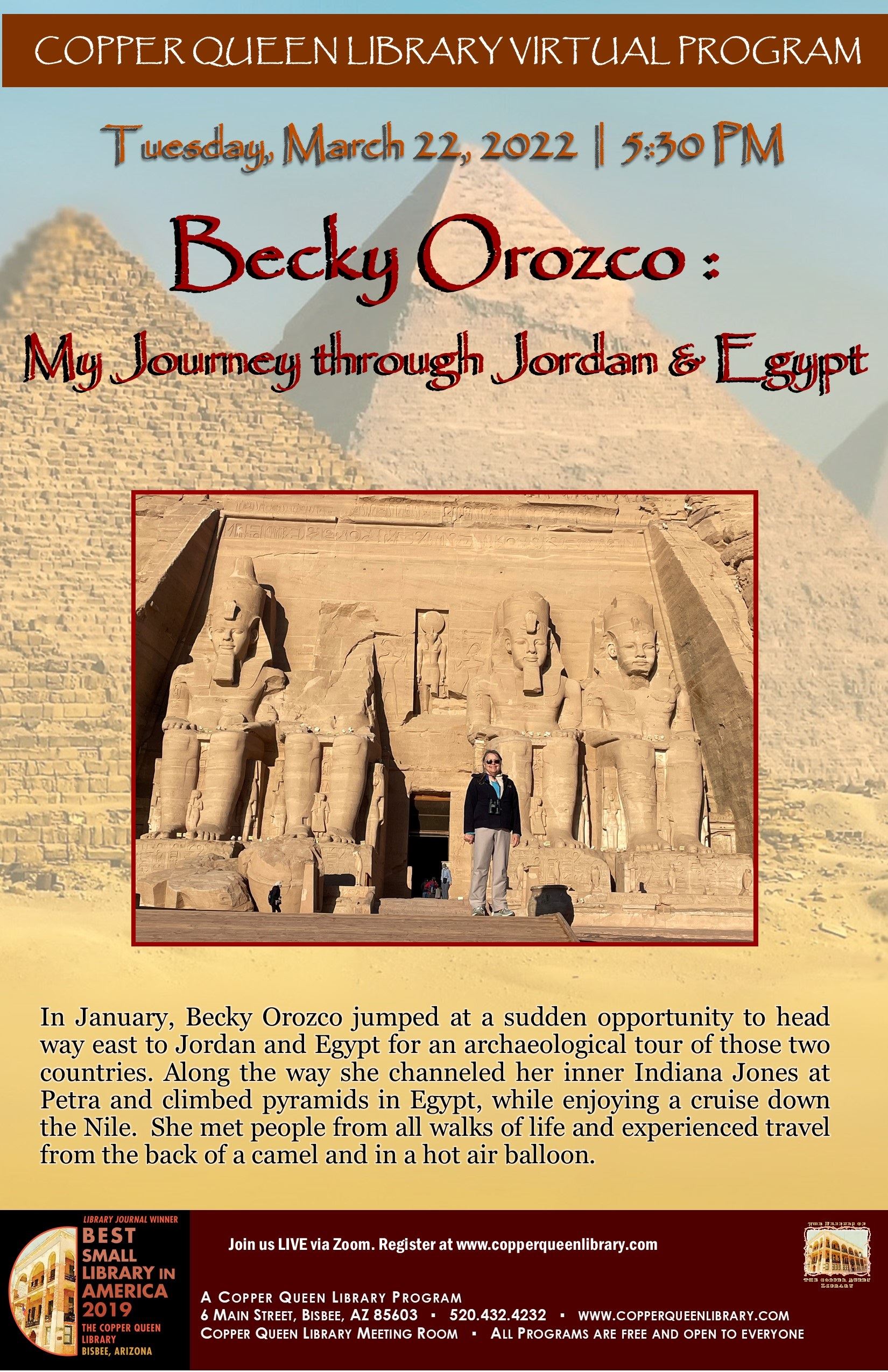 CQL VIRTUAL PROGRAMS EGYPT BECKY OROZCO 3.22.2022 11 X 17