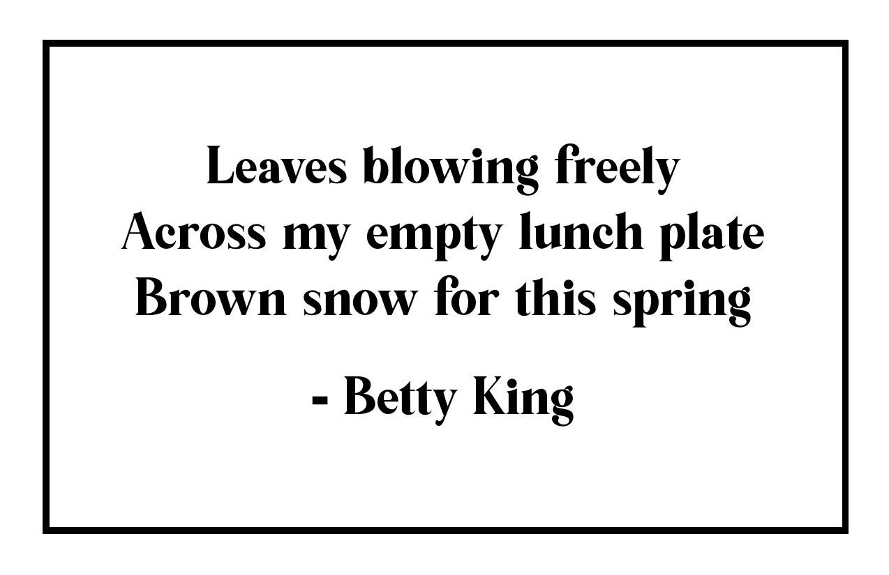 Betty King Haiku (2)