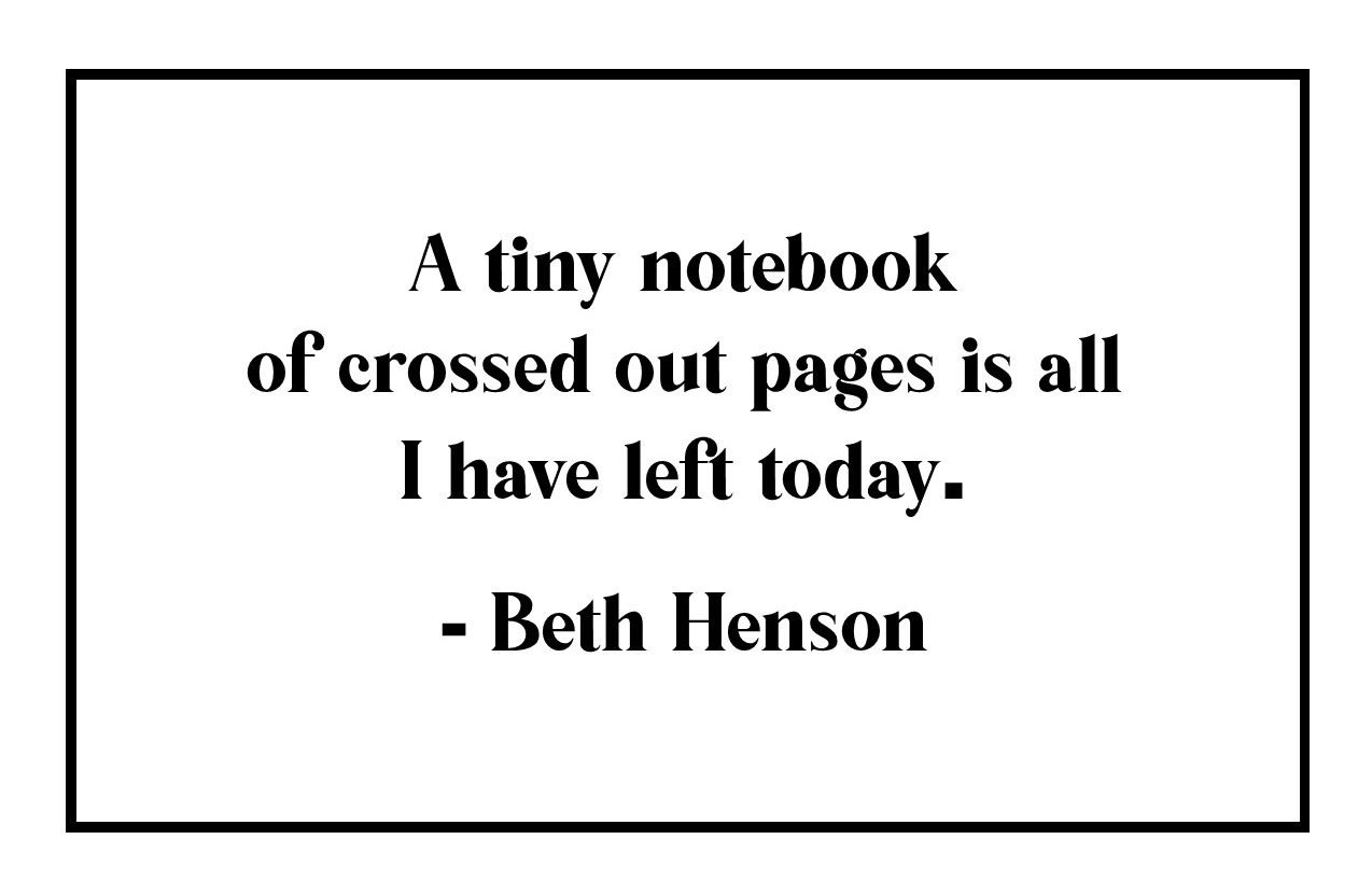 Beth Henson Haiku