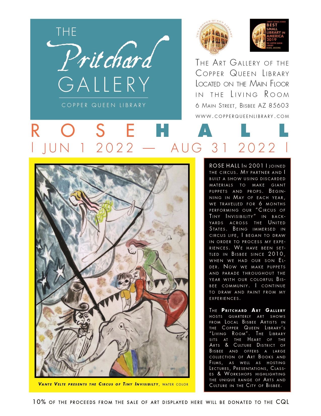 PRITCHARD GALLERY ROSE HALL JUNE 2022