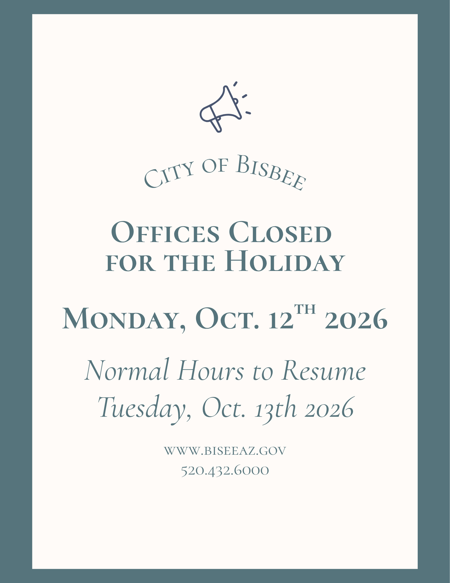 CLOSED OCT 12